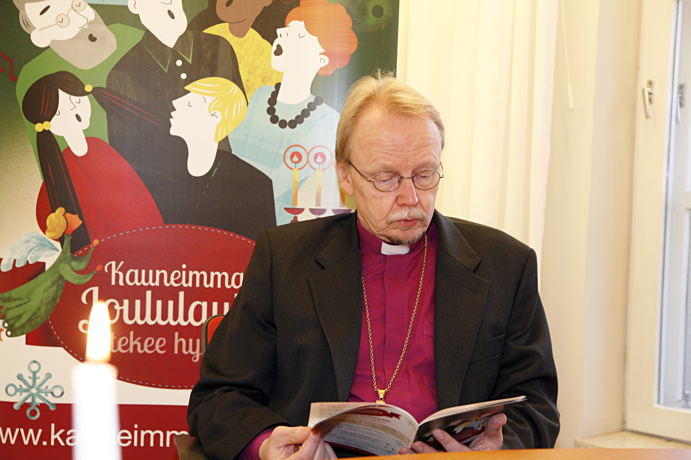 Arkkipiispan omaan jouluun sisältyy mm. jouluaattohartauden pitäminen Turun tuomiokirkossa