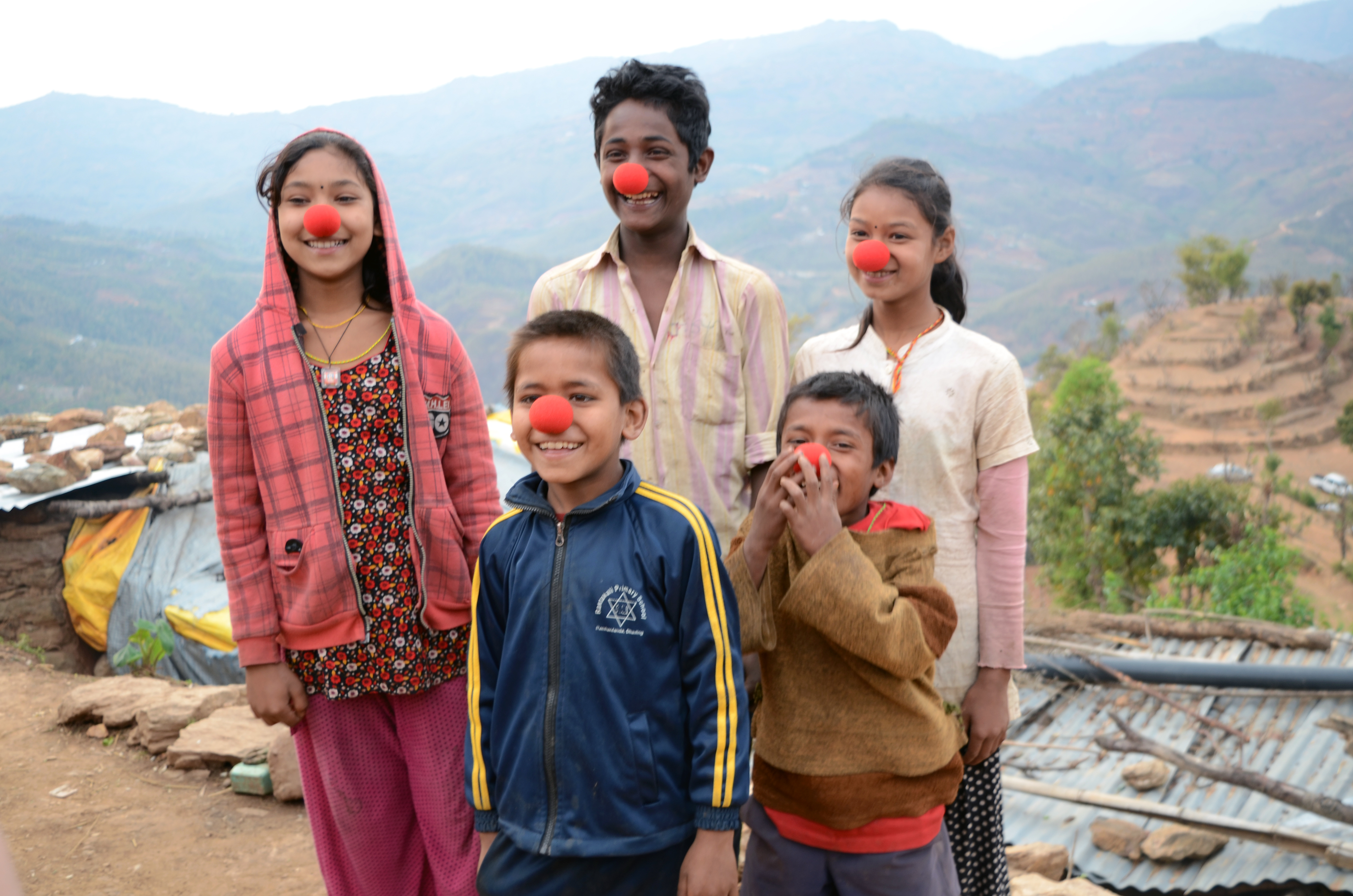 Suomen Lähetysseura on tukenut Nenäpäivä-varoin lasten hyvinvointia Nepalissa. Kuva Anni Takko
