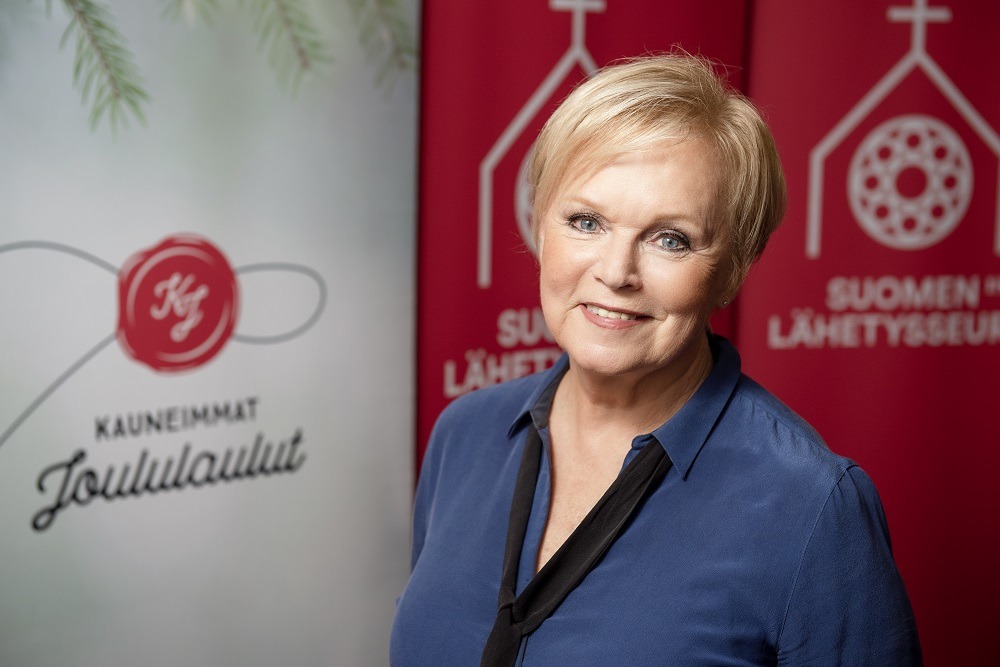 Katri Helena on Kauneimmat Joululaulut 2019 -kampanjan suojelija.