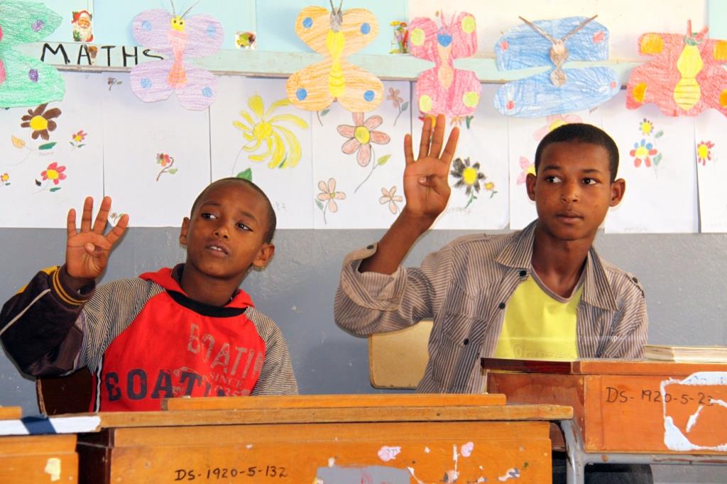 Etiopian Mekane Yesus -kirkon ylläpitämän kuurojenkoulun oppilaat Hosainassa ovat osoittaneet