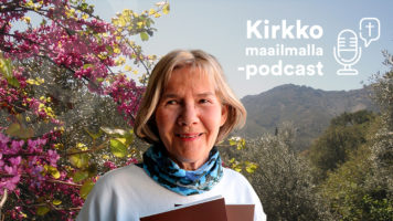 Kirkko maailmalla -podcastissa haastateltavana Leena Piirainen.