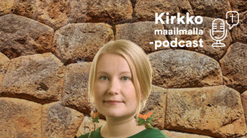 Kirkko maailmalla -podcastissa haastateltavana Sara Pamela ja Katja Tynkkynen.