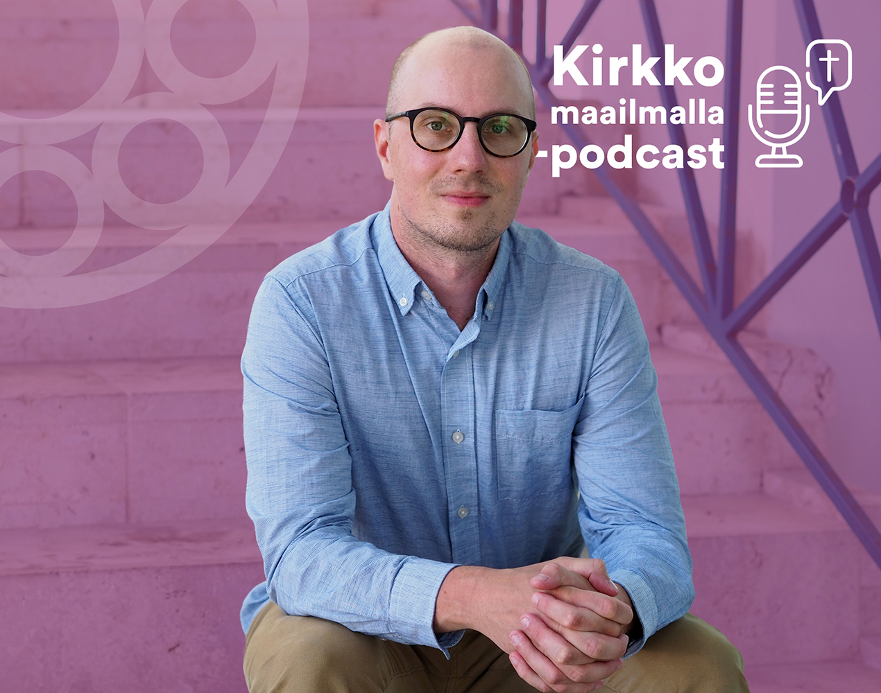 Kirkko maailmalla -podcastissa haastateltavana Iiro Pankakoski.