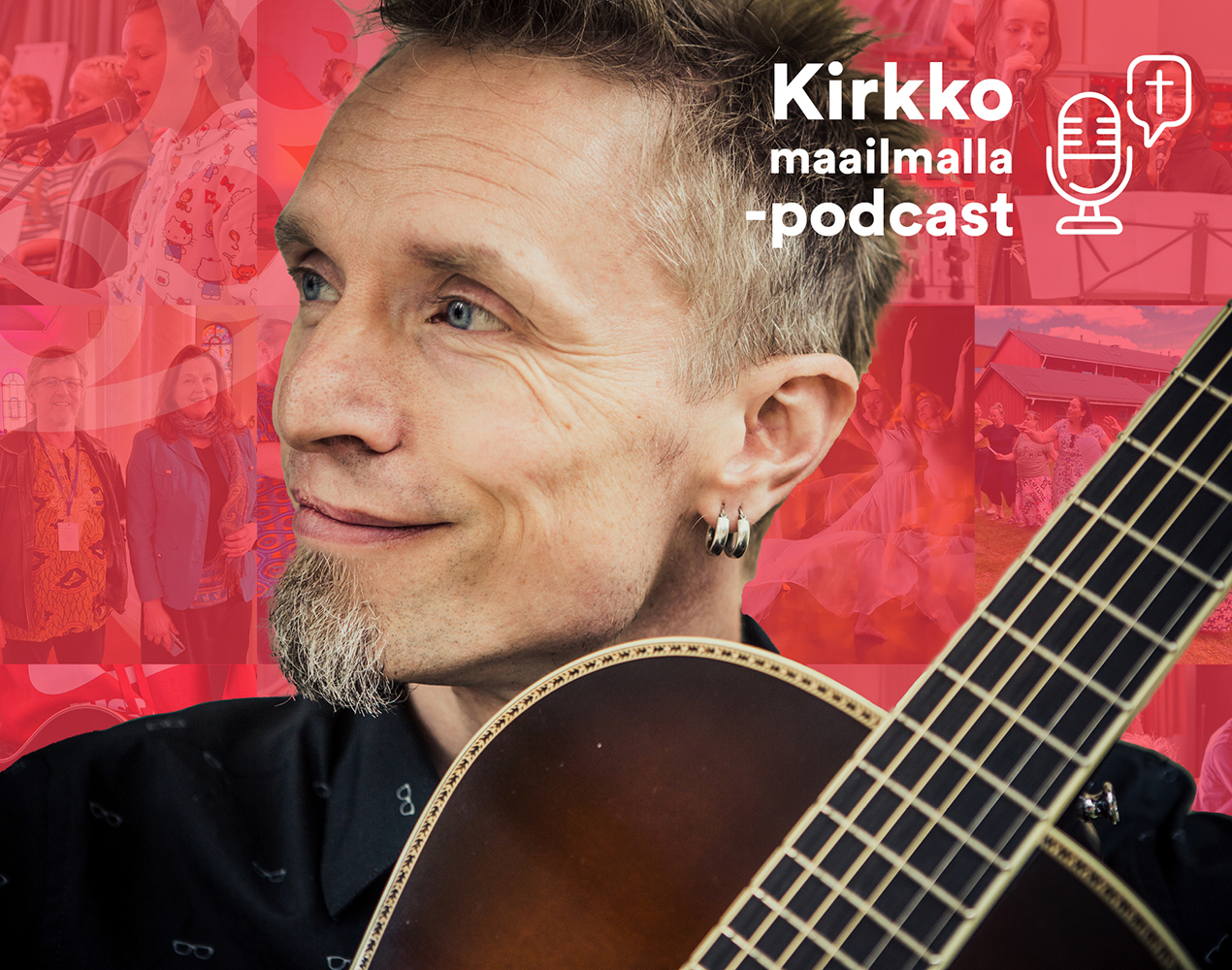 Kirkko maailmalla -podcastissa haastateltavana Make Perttilä.