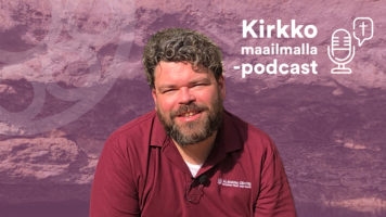 Kirkko maailmalla -podcastissa haastateltavana Aaro Rytkönen.