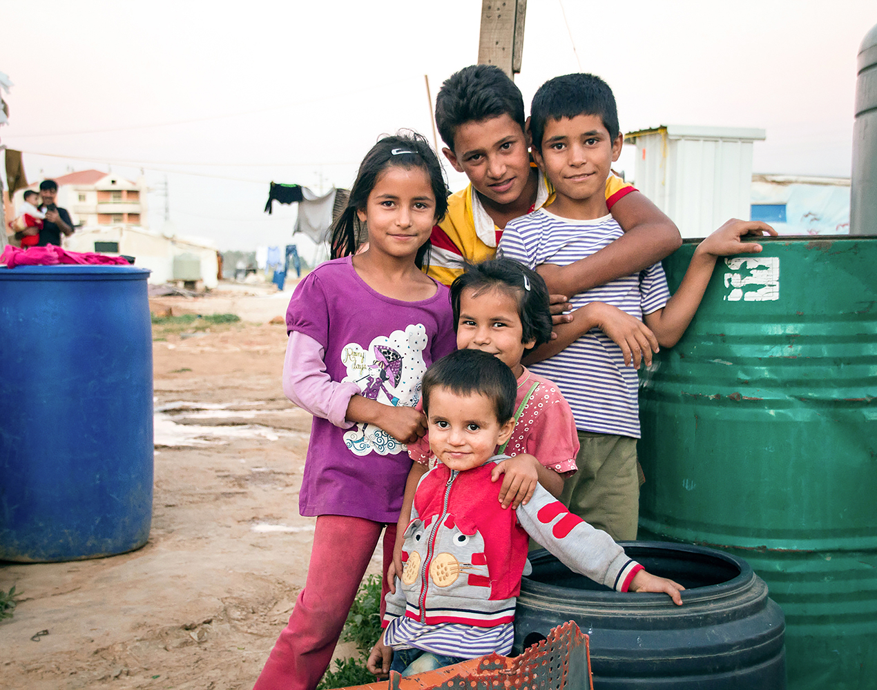 Syyrialaisia pakolaislapsia.