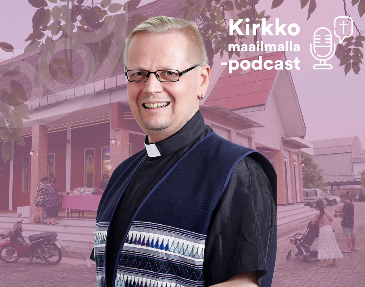 Kirkko maailmalla -podcastissa haastateltavana Jyrki Markkanen.