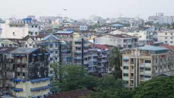 Kaupunkinäkymää Yangonista